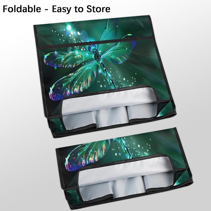 cfpolar Kitchen Aid Mixer Cover Compatible with 6-8 Quarts Vintage Green Dragonfly Stand Mixer Cover Kitchen Aid Mixers Accessories Appliance Organizer Bag Dust Covers with Zipper Pocket