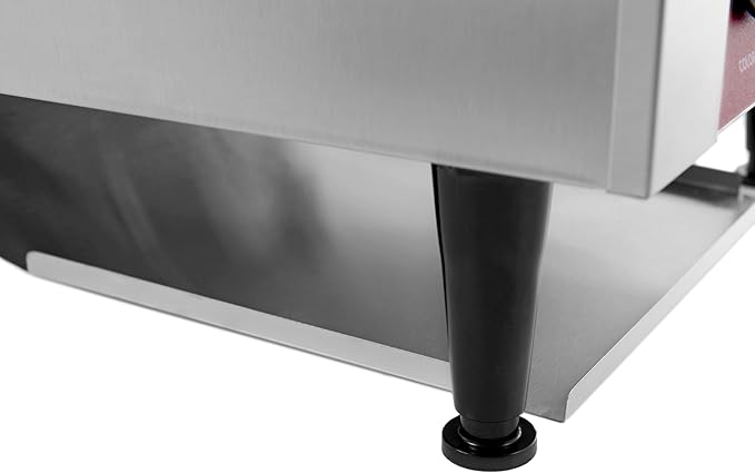 Commercial Conveyor Toaster Stainless Steel Countertop Toaster Toasts 300 Slices of Bread per Hour 10.5 Wide Conveyor Toasts 2 Slices of Bread At Once 120V 1750W