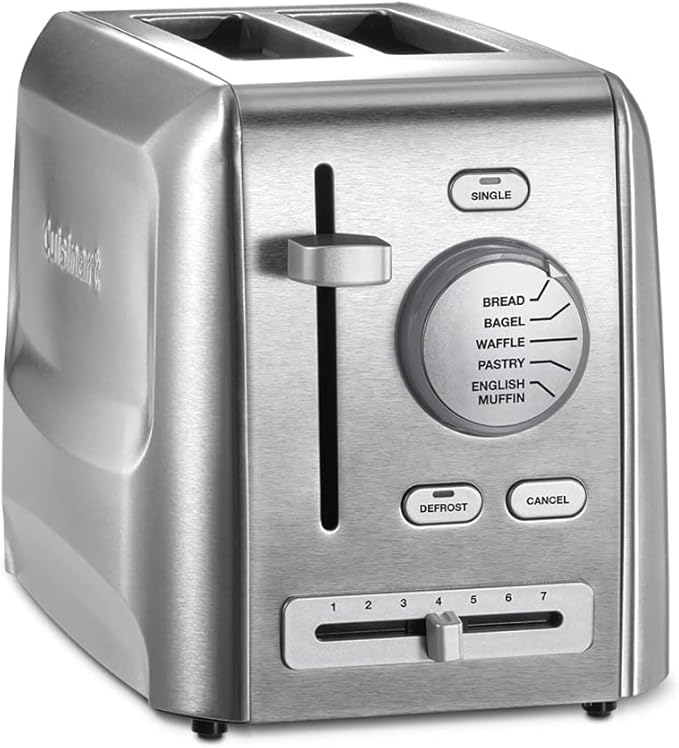 Cuisinart CPT-620 2-Slice Custom Select Toaster Stainless Steel &amp CSB-179 Smart Stick Variable Speed Hand Blender Stainless Steel
