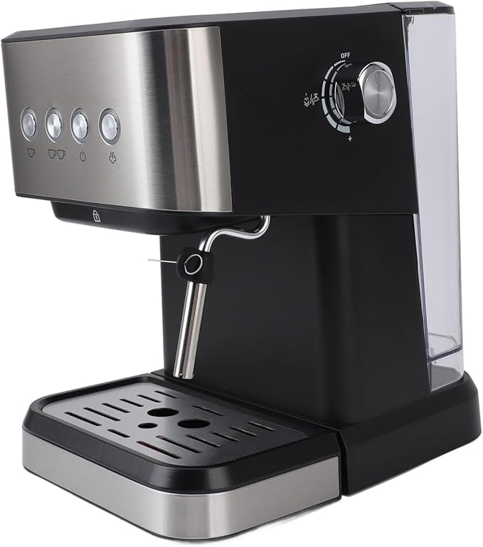 Haofy 20Bar Semi Automatic Coffee Maker with 1.5L Water Fast Preheating High Temperature Steam and Milk Froth Making for Cappuccino Latte
