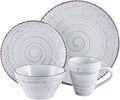 Malibu Sands 16 Piece Dinnerware Set in Shell