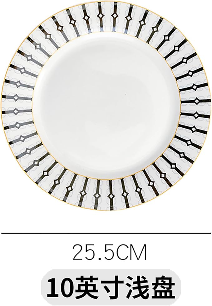 tableware set bone china dinnerware set 24-piece dish set for 6 cups and plates sets for kitchen dinner plate set round plates round plates dinnerware sets
