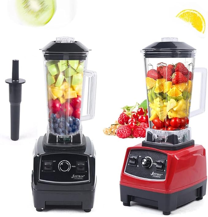Xuthusman 3HP 2 Liter Professional Milkshake &amp Fresh Juice Blender - Heavy Duty Commercial Power Blender - Smoothie Mixer - 2200W - Black