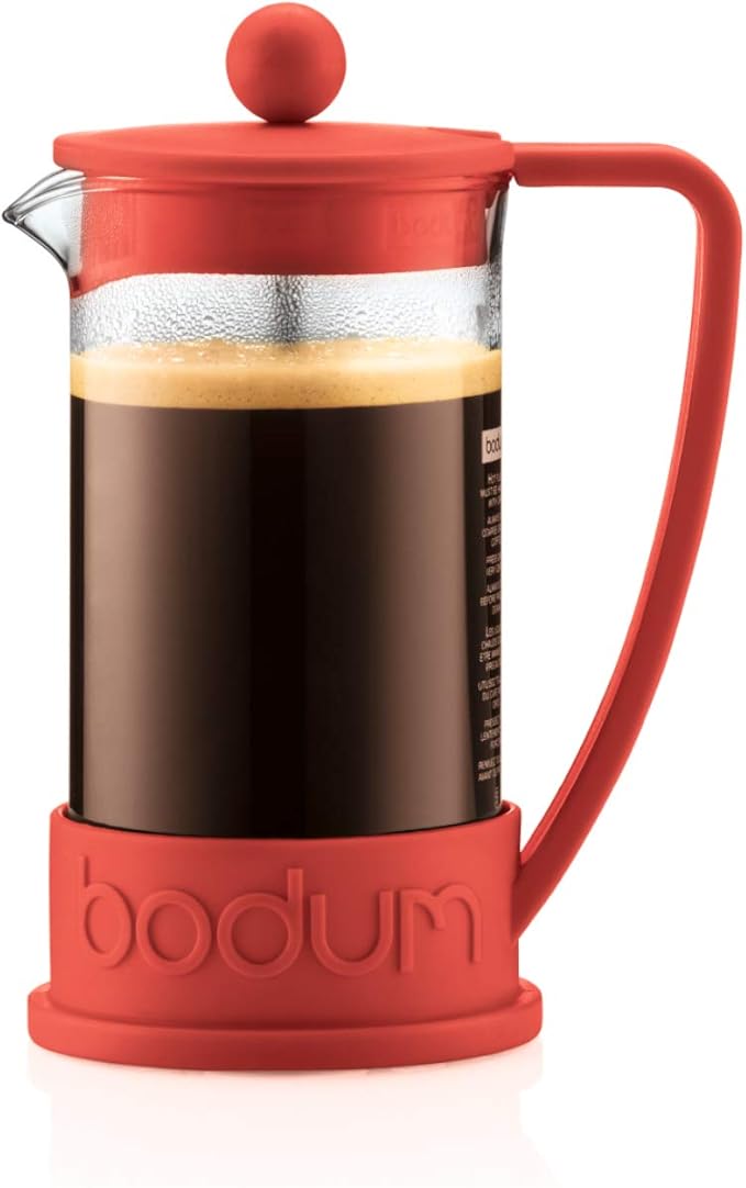 Bodum Brazil French Press Coffee Maker 1000ml Red