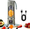 Digital Multimode Juicer Blender - Smart LED Display Multimode Personal Portable Juicer 3-Speed Variable Speed USB Rechargeable 12-Blade Ice Crusher for Smoothies Liquid (Green)