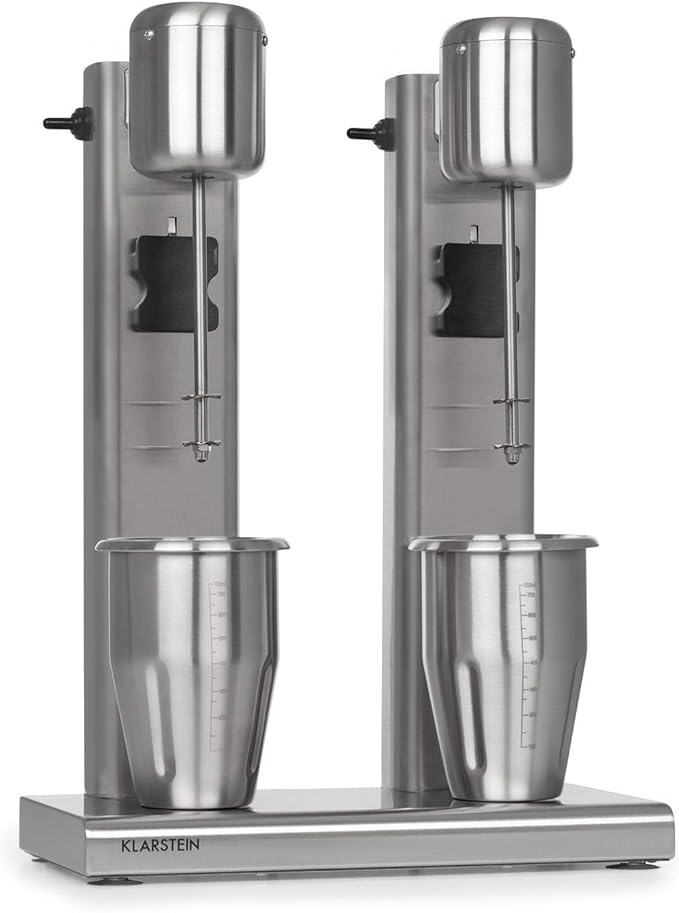 Klarstein Kraftpaket Pro Drink Mixer + Accessories Mixer Doppio Silver