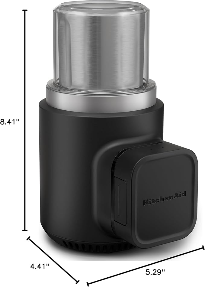 KitchenAid Go™ Cordless Blade Grinder - battery included KBGR111 Black Matte