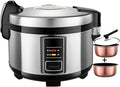 Household Electric Rice Cooker Commercial Double Liner Rice Cooker Automatic Insulation For Hotels Restaurants Canteens Schools For 10-50 People(10L)