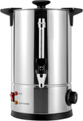 Commercial Coffee Maker 10L/2.64gal Large Percolator Coffee Urn Stainless Steel Percolate Coffee Make with Thermostable Design for Home Party Office Wedding (8L)