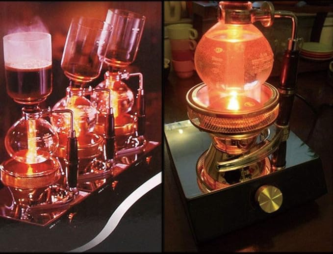 TOPCHANCES Syphon Coffee HeaterSyphon Vacuum Coffee Maker110V Halogen Beam Heater Burner Stove Infrared Heat Coffee Heating Stove for Coffee Maker