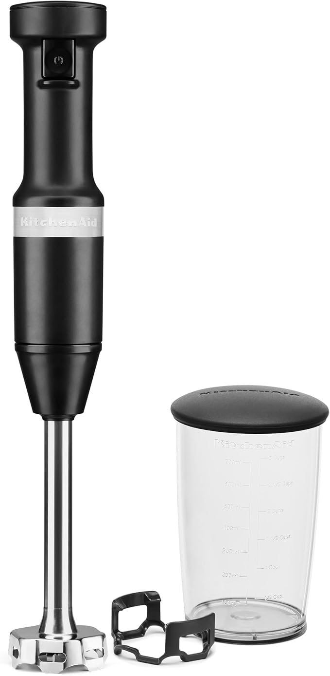 KitchenAid K150 48oz Ice Crushing Blender with Personal Jars Variable Speed Corded Hand Blender with Blending Jar