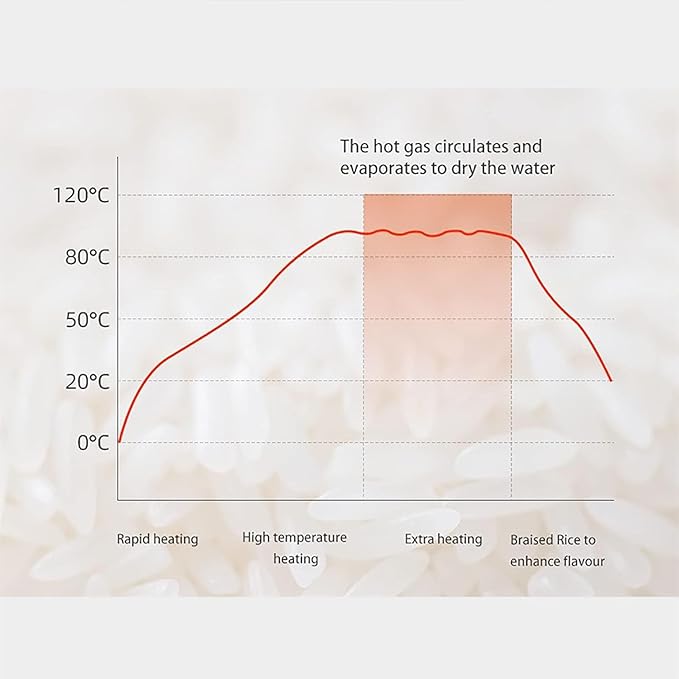 Mini Rice Cooker Perfect Rice Cooker Small for 2 Japanese Rice Cooker 1.2 Litre Non Stick Rice Pot with Steamer