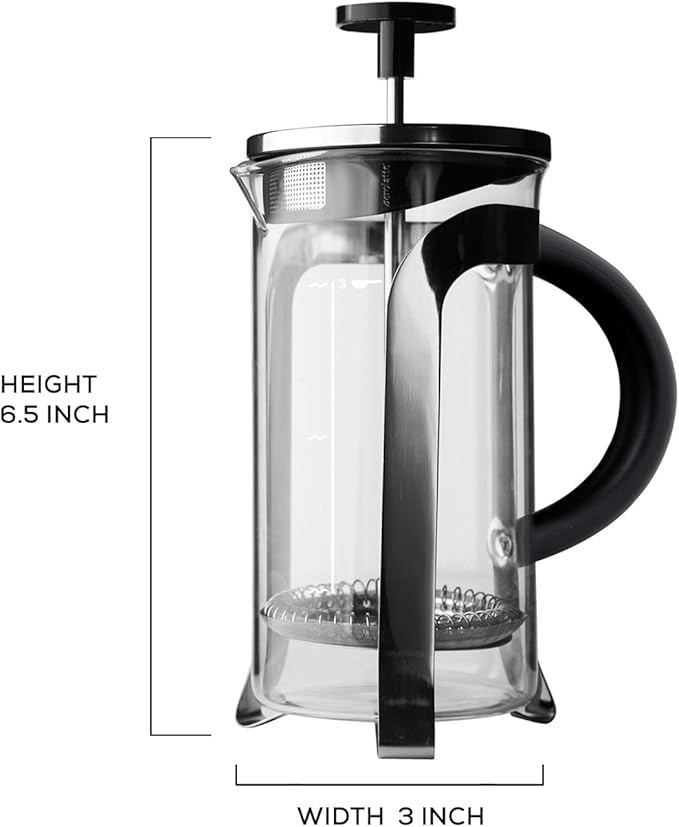 aerolatte French Press Coffee Maker Brews 3 Servings 12 Ounce