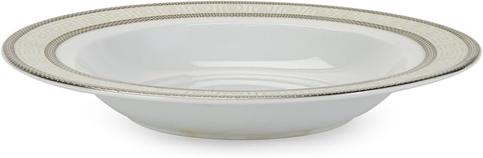 Euro Porcelain 57-pc Banquet Dinnerware Set Luxury Tableware Dining Service for 8