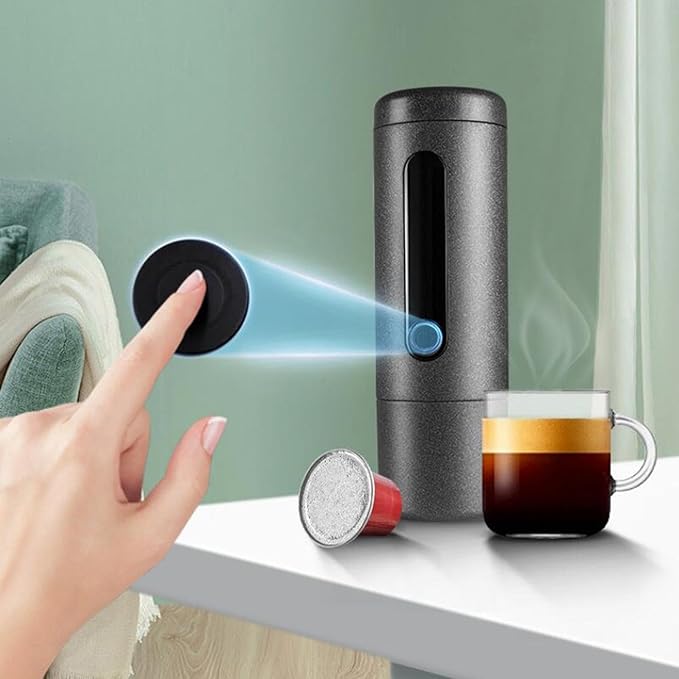 Manually Operated Handheld Coffee Maker 5V Rechargeable for Kitchen Home Travel Driving Office/77