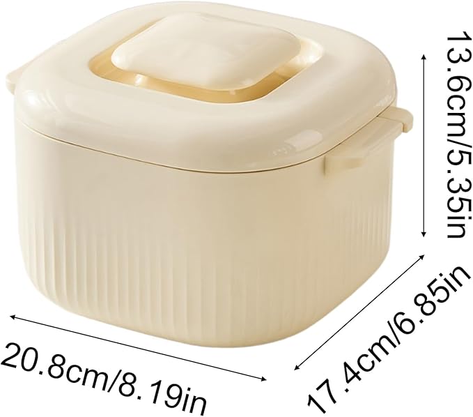 Microwave Rice Cooker - 1700ml Food Steamer Cookware Multi Use Microwaves Rice Pot Durable Cooking Accessory | Kitchen Home Party Microwaves for Kitchen Home Party Microwave