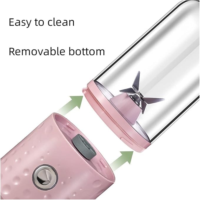Portable Ice Breaking Electric Juice Cup Small Juice Cup Household Juicer Portable Juice Blender (A USA_7.4V)