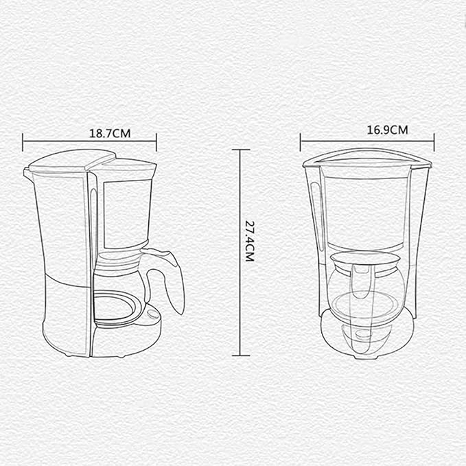 American Drip Coffee Machine Office Home Small Coffee Maker Tea Maker Coffee Maker The New