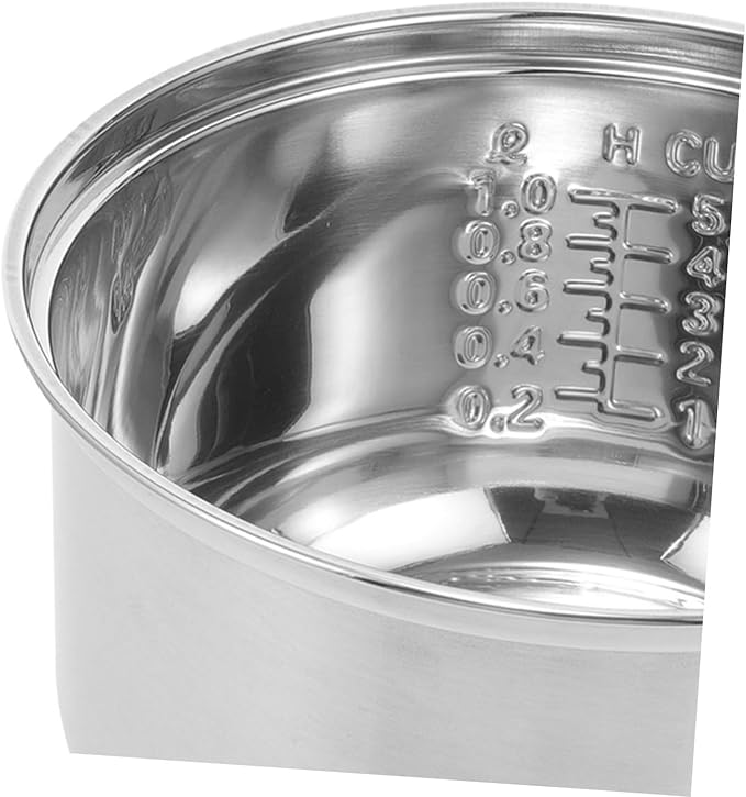 IMIKEYA Rice Cooker Replace Liner Cuckoo Cooker Inner Pot Stainless Steel Practical Design