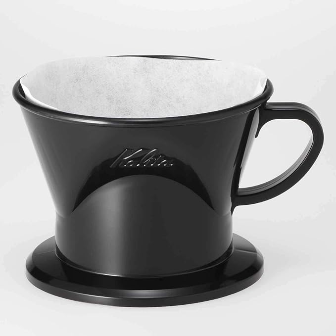 Kalita Coffee Dripper Plastic For 2-4 People Black Chiffon Dripper #05011