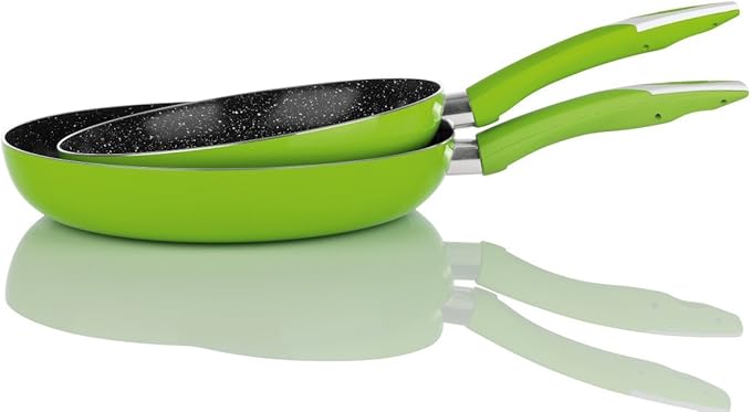 Harry Blackstone 05548 Ceramic Cookware Set of 2 Lime Green