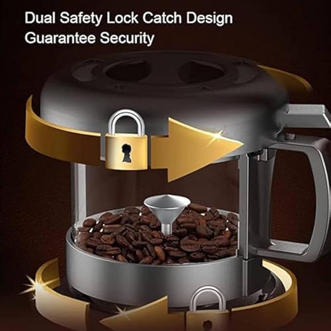 Household Coffee Maker Automatic Air Coffee Roaster Adjustable Timer Adjustable Wind Firepower 100q/3.5Oz Coffee Beans Nuts Tea Peanuts Gift Coffee Lover