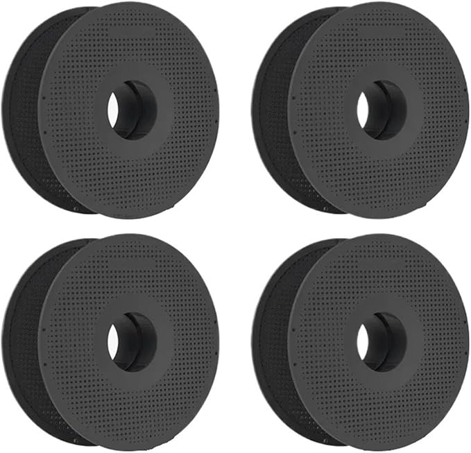 Official for Bambu Lab 3D Printer Filament Spool Material Rack Reusable Spool for Filament : ABS ASA PA6-GF ABS-GF PAHT-CF(4pcs Black)