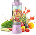 Portable Blender for Shakes and Smoothies 600ml Fruit Juicer with 6 150W Power 2 Modes Built-in Battery Waterproof Fruit Mixer for Home Office Travel Sports Camping