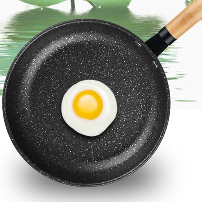 Easy to clean Thickened Medical Stone Three Piece Non Stick Cookware Set Kitchen