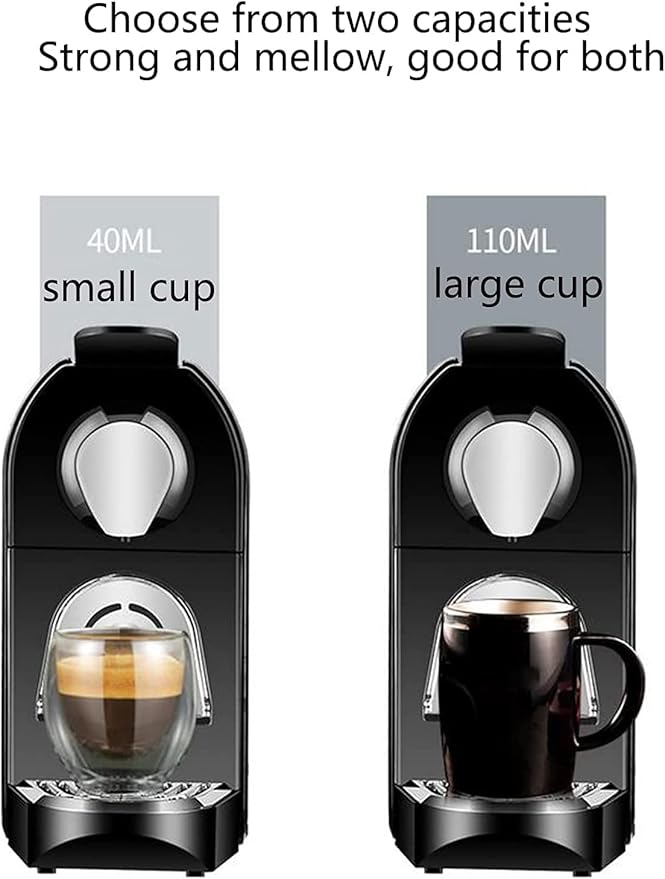 Automatic Capsule Coffee Machine Pump Pressure Coffee Maker For Espresso Large Capacity Water Tank 25s Fast Brewing Simple Operation