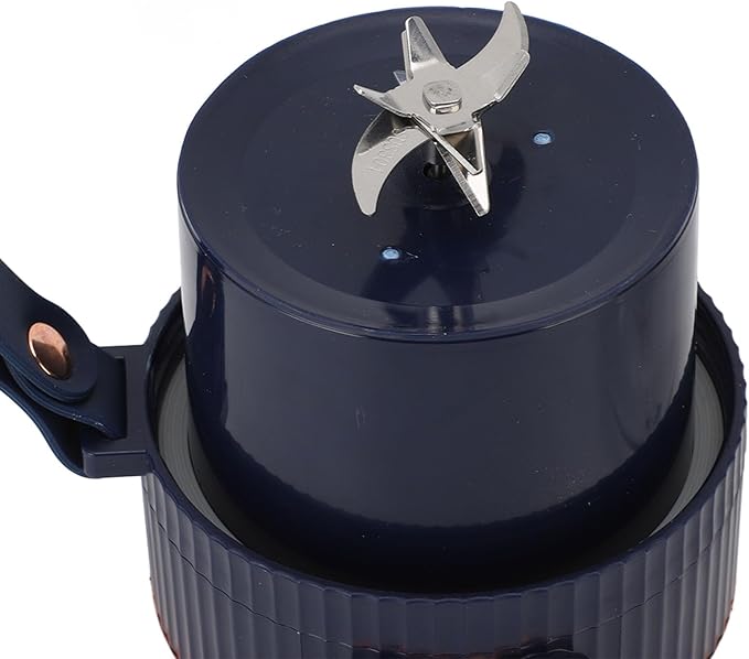 Portable Juicer Cup 1200ml Multifunctional Mini Travel Blender Gym Office Sports Outdoor (Blue)