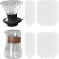 Cold Brew Coffee Maker with Detachable Silicone Base Color Coffee Decoration Set Homes Kitchen Essential