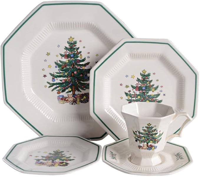 NIKKO Christmastime 5 Piece Place Setting