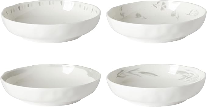 Lenox Oyster Bay Pasta 4Pc Bowls 4.75 White