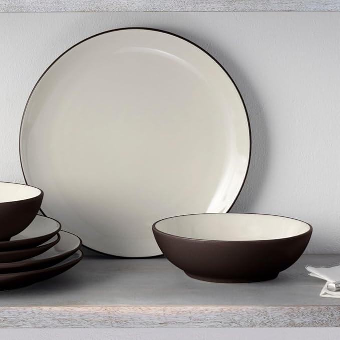 Noritake Colorwave Chocolate 4-Piece Coupe Place Setting Service for 1