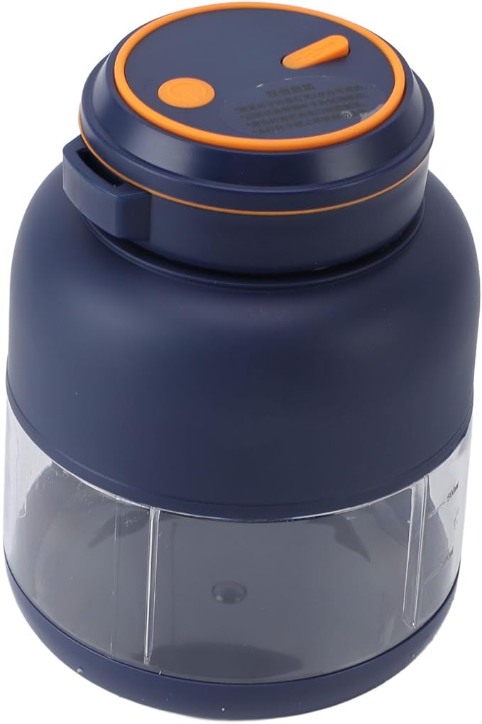 FTVOGUE Portable Blender Powerful Ice Crusher with 1300mAh Battery and 800ml Tritan Cup for Smoothies Shakes and Juices (Blue)