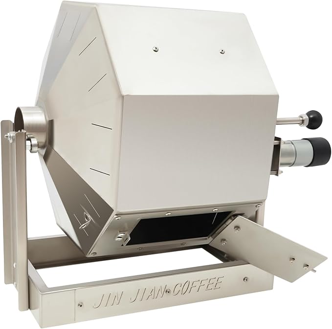 14.5L Coffee Bean Roaster Stainless Steel Automatic Rotary Roasting Machine Peanut Roaster Large Capacity Coffee Roaster Machine for Home &amp Commercial Use