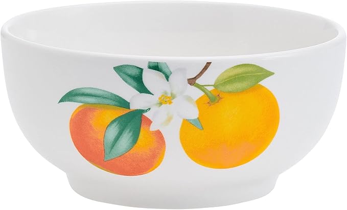 Studio Nova Oranges 12 Piece Dinnerware Set Service for 4 White