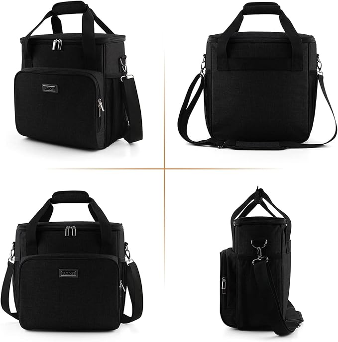 BAGLHER Coffee Maker Travel Bag Compatible with Keurig K-Mini Keurig K-Express Keurig K-Iced or Other Accessories Portable Coffee Maker Case with Shoulder Strap for Travel Black
