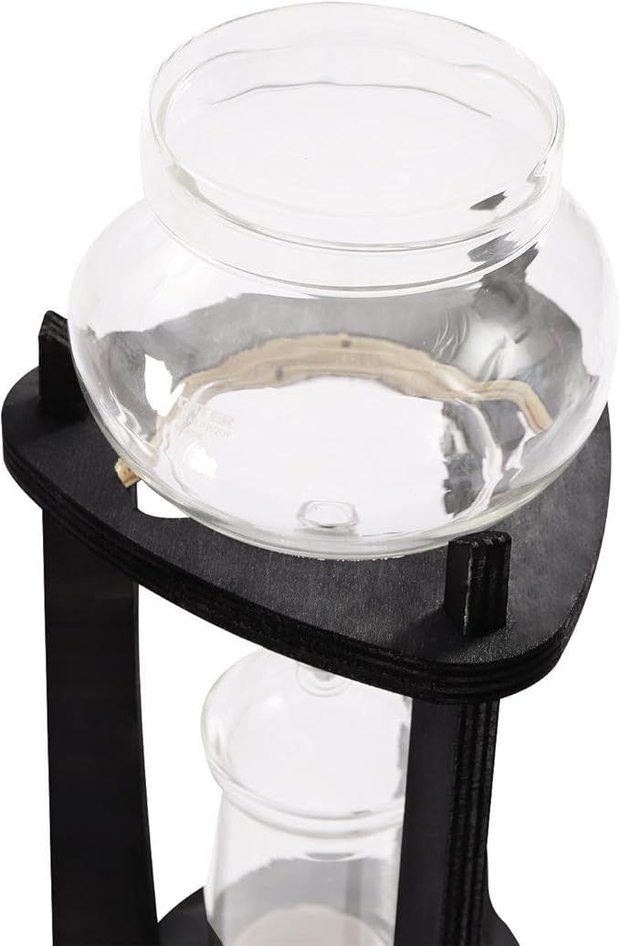Iced Coffee Cold Brew Drip Tower Coffee Maker Wooden 6-8 cup