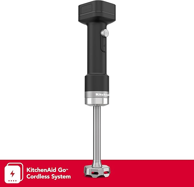 KitchenAid GoTM Cordless Hand Mixer &amp Blender Bundle - 12V Battery 60 Min Run Time Hand Mixer 30 Min Blender