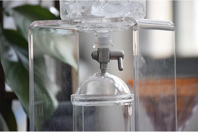 Iced Cold Brew Dripper Coffee Cold Brew Coffee Maker Espresso Coffee Drip Pot Glass Coffee Percolator Pour Over Coffee Tools for Barista 780ML