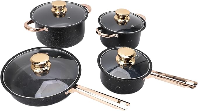 Cookware Set Soup Pot Frying Pan Set Maifan Stone Coating for Cooking