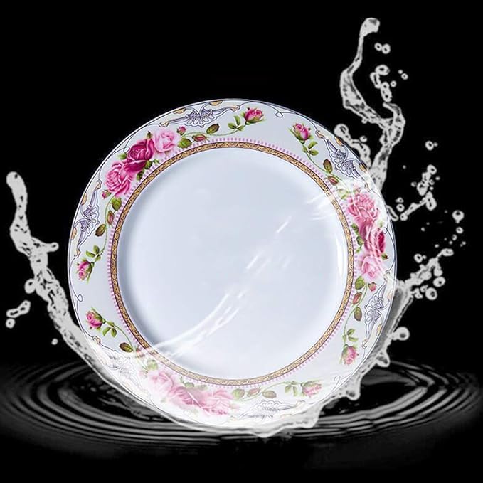 Flower Bone China Tableware Set Porcelain Dishes/Plate/Bowl Dinnerware SetCeramic Dinner SetsFine Dinnerware SetsDishwasher &amp Microwave SafeMulticolorB56Pcs Service For 28pcs Service for 6