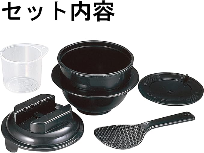 Microwave Rice Cooker Chibikuro-chan Bincho Charcoal Compound by Kakuse