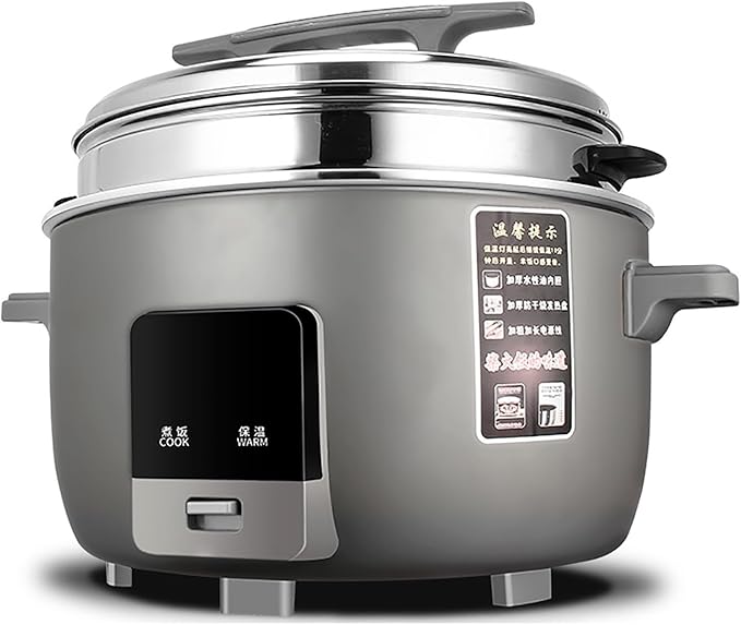 Commercial Rice Cooker &amp SteamerLarge Rice Cooker 8-36L Large Capacity with Non-Stick Inner Potfor HotelsCanteensSchoolRestaurant Rice Cooker36L-4000W36L-4000W