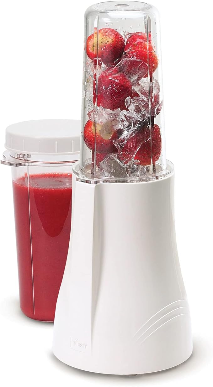 Tribest PB-150 Personal Blender for Shakes and Smoothies with Portable Blender Cups White Large