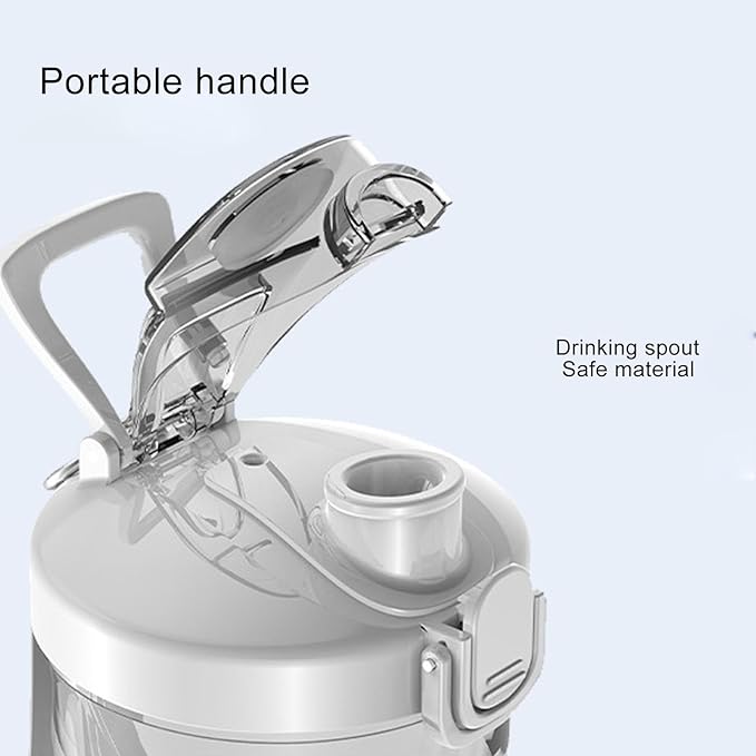 Portable Blender USB Electric Blender Mini Juicer Cup with Stainless Steel Blades 2 Modes for Making Smoothies Juice Shakes for Travel Camping Gym Office 600ml (White)