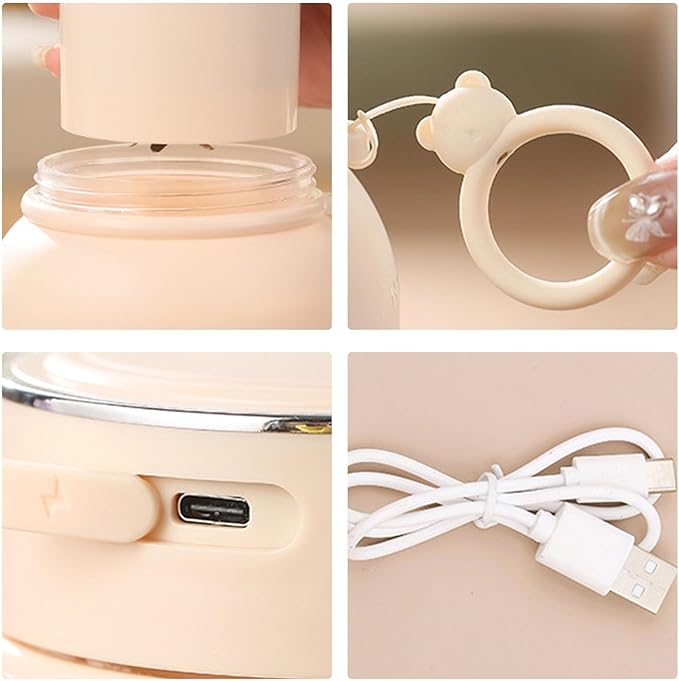 Portable Blenders USB Rechargeable 34oz Blenders With Leakproof Lid For Shakes/Juices Ideal For Travel Gym Office Kitchen