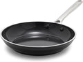 Orfeo 9.5” Nonstick Frying Pan Made in Italy Diamond Ceramic PFAS-Free Cookware Induction Ready Scratch Resistant Laser-Fused Surface for Durability Dishwasher Safe Black